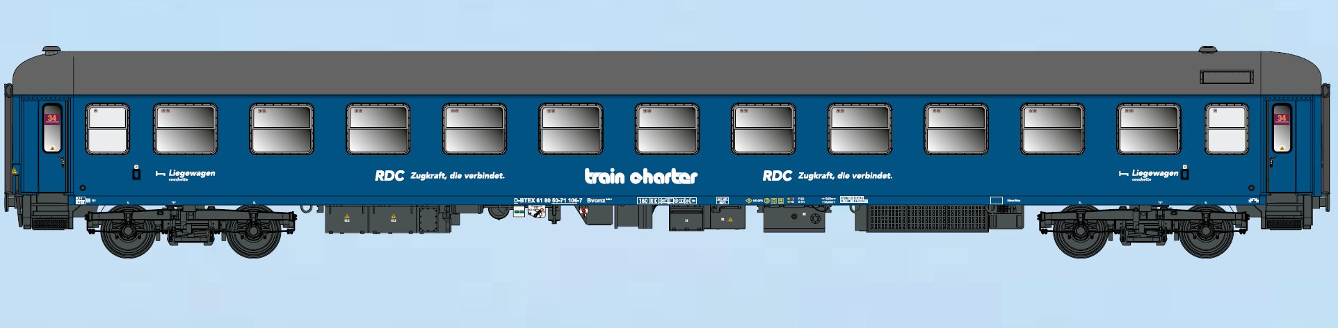 ACME 55390 Train Charter Schlafwagen-Set 3-tlg Ep.6