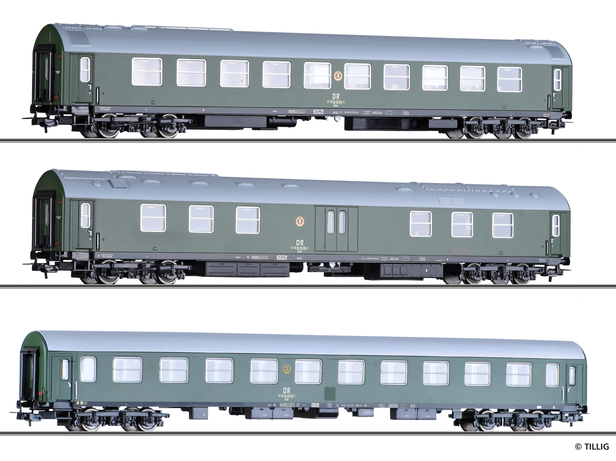 70048 DR Personenwagen-Set 3-tlg. Ep.4