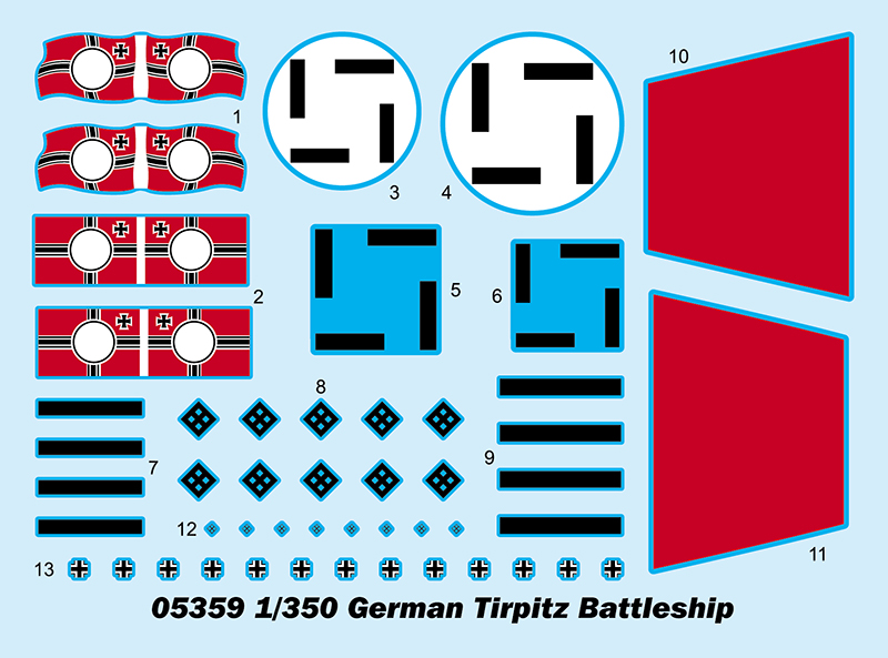 Trumpeter 755359 German Tirpitz Battleship