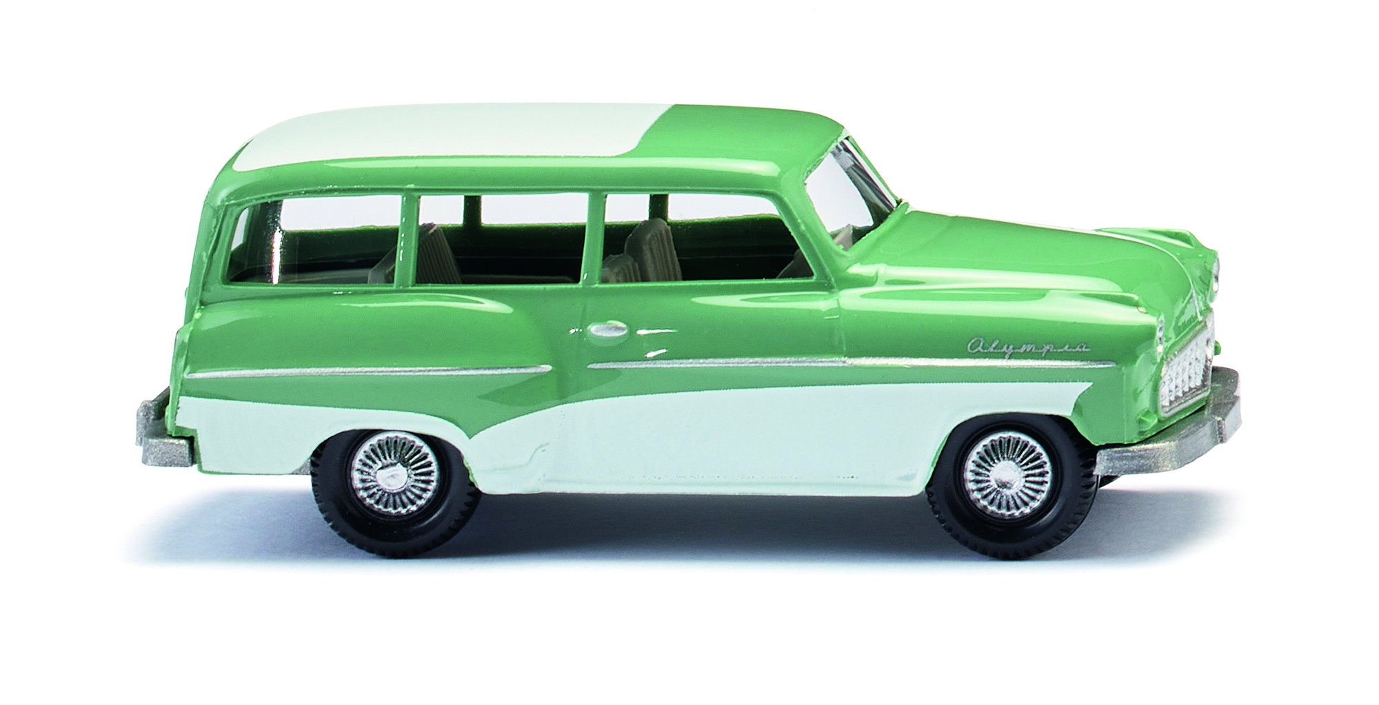 085006 Opel Caravan 1956 mintgrün/Dach weiß