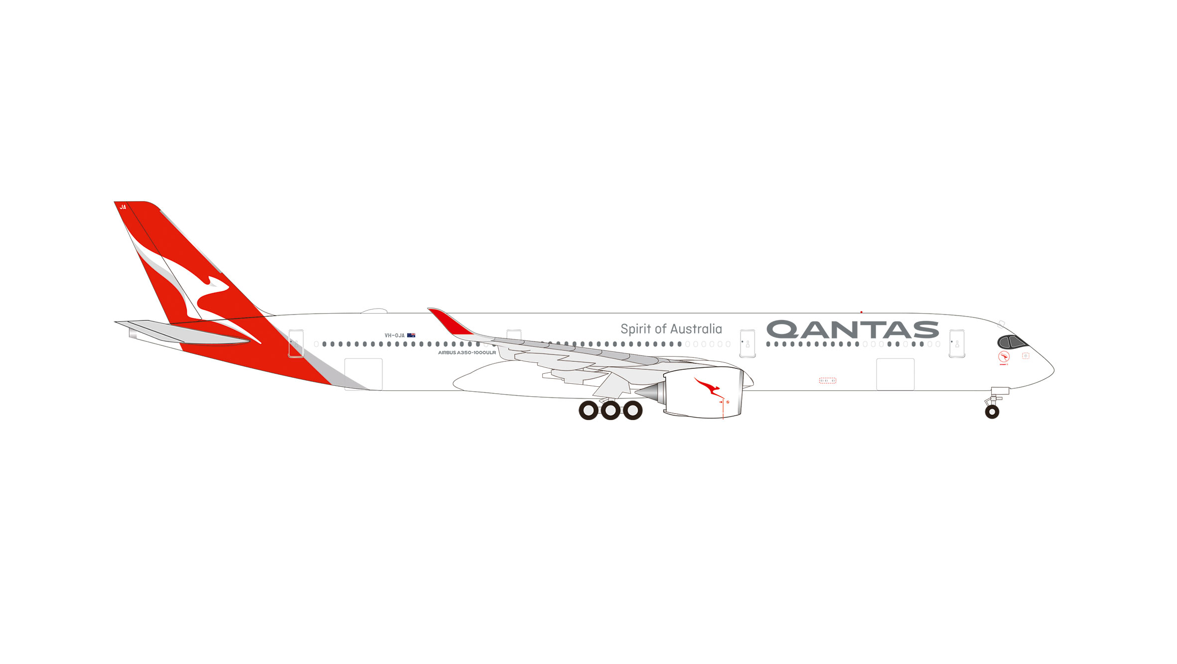 539838 Airbus A350-1000ULR Qantas