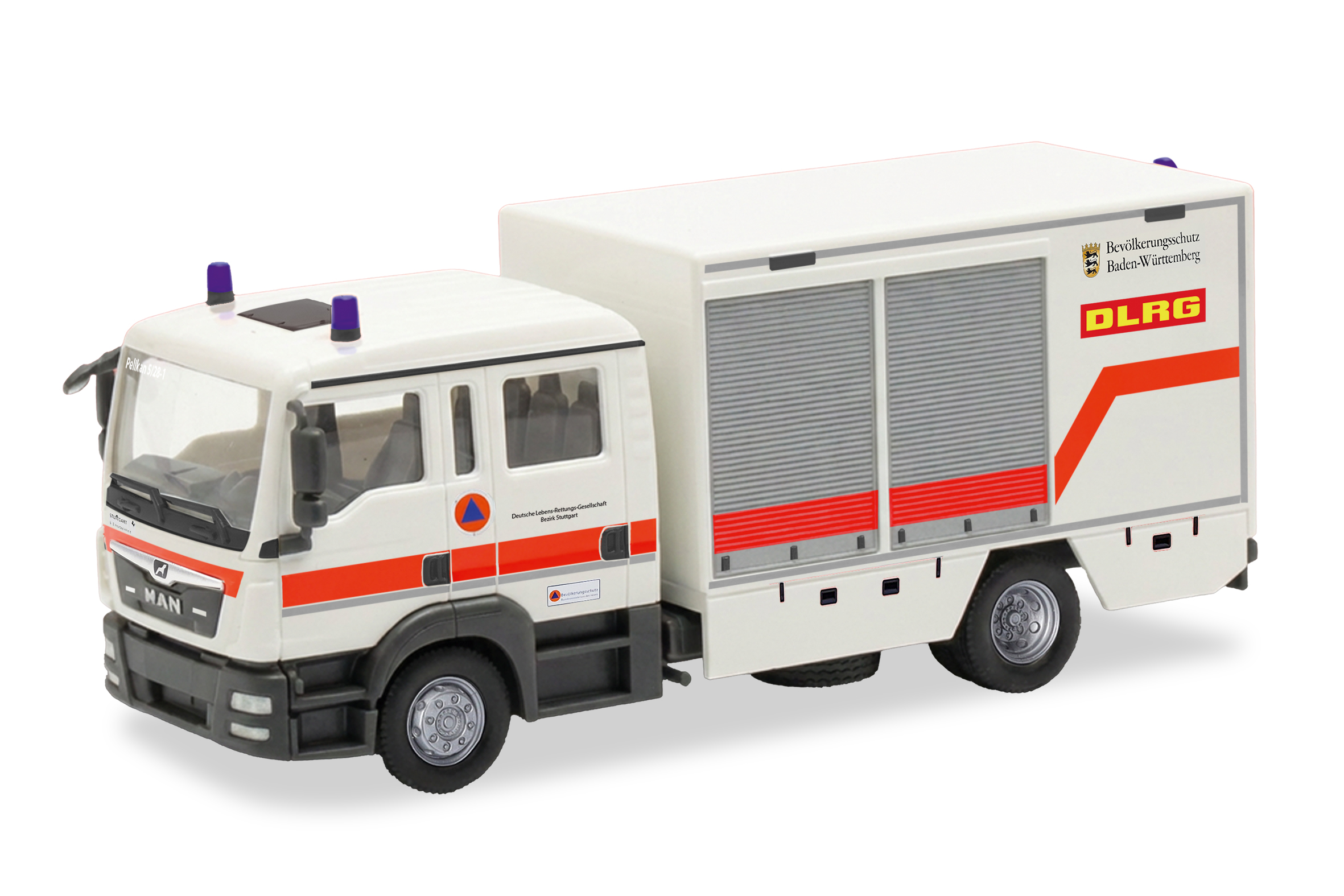 099851 MAN TGL E6 Gerätewagen-Sanität DLRG