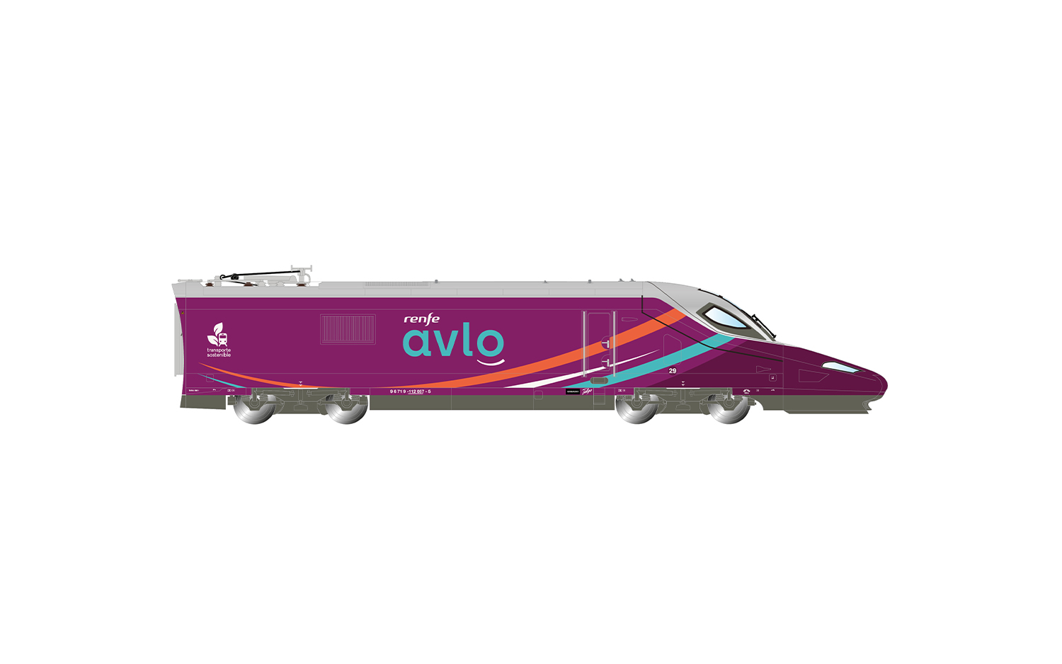 HE2031 RENFE, 5-tlg. Grundset des Hochgeschwin