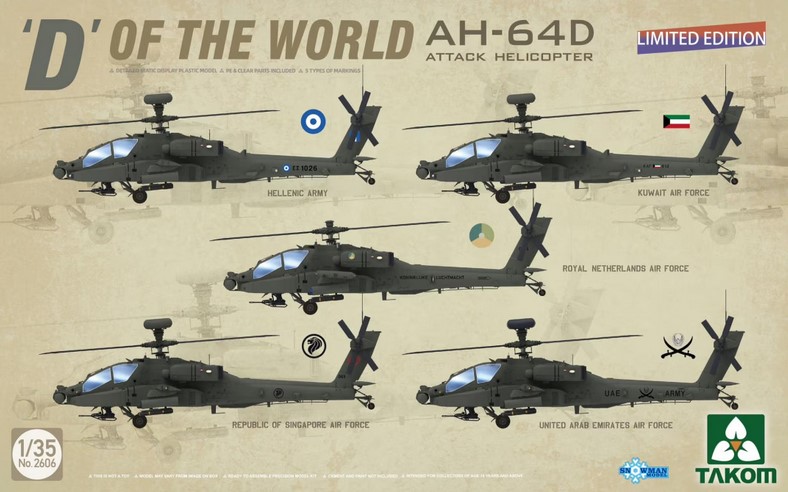 2606 'D' Of the World AH-64D Apache Longbow