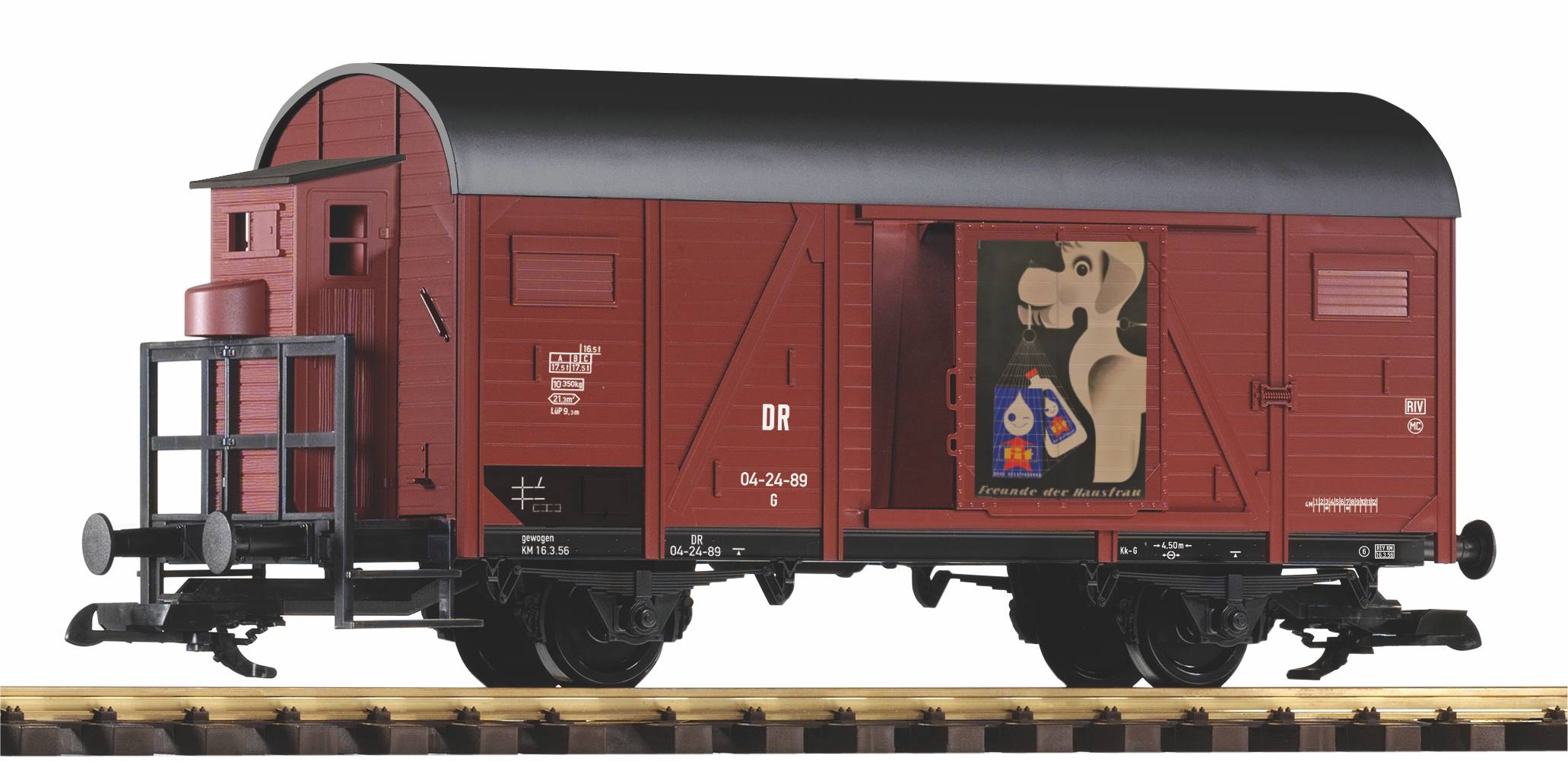 Piko 37966 DR FIT gedeckter Güterwagen 2-achs Ep.3