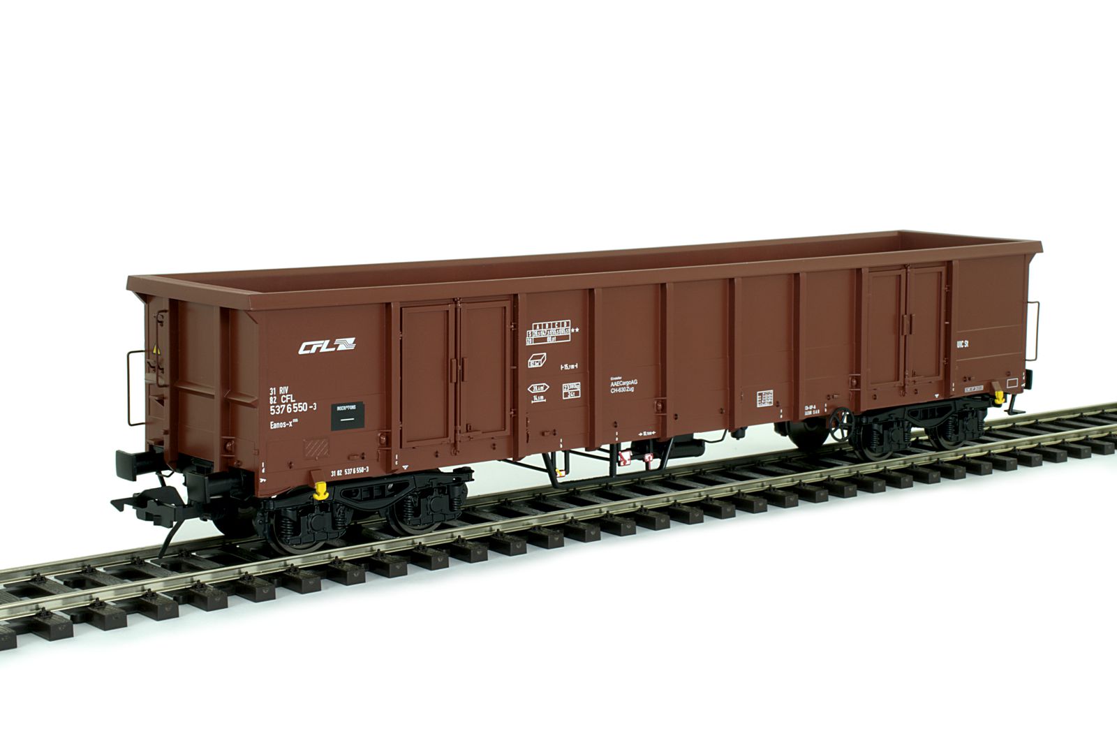 42142-14 CFL Hochbordwagen Eanos - braunrot