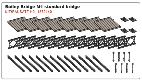 1870140 Bailey Bridge standard bridge