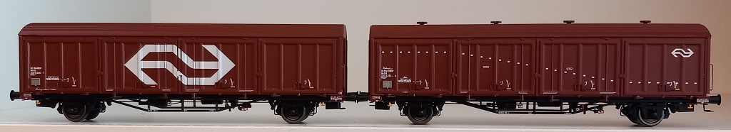 Exact-train 20823 NS ged. Güterwagen Hbis Set 2-tlg. Ep.4c