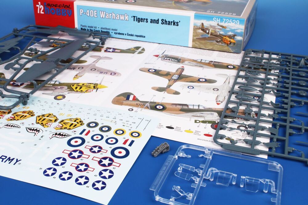 Special Hobby SH72529 P-40E Warhawk 'Tigers and Sharks'