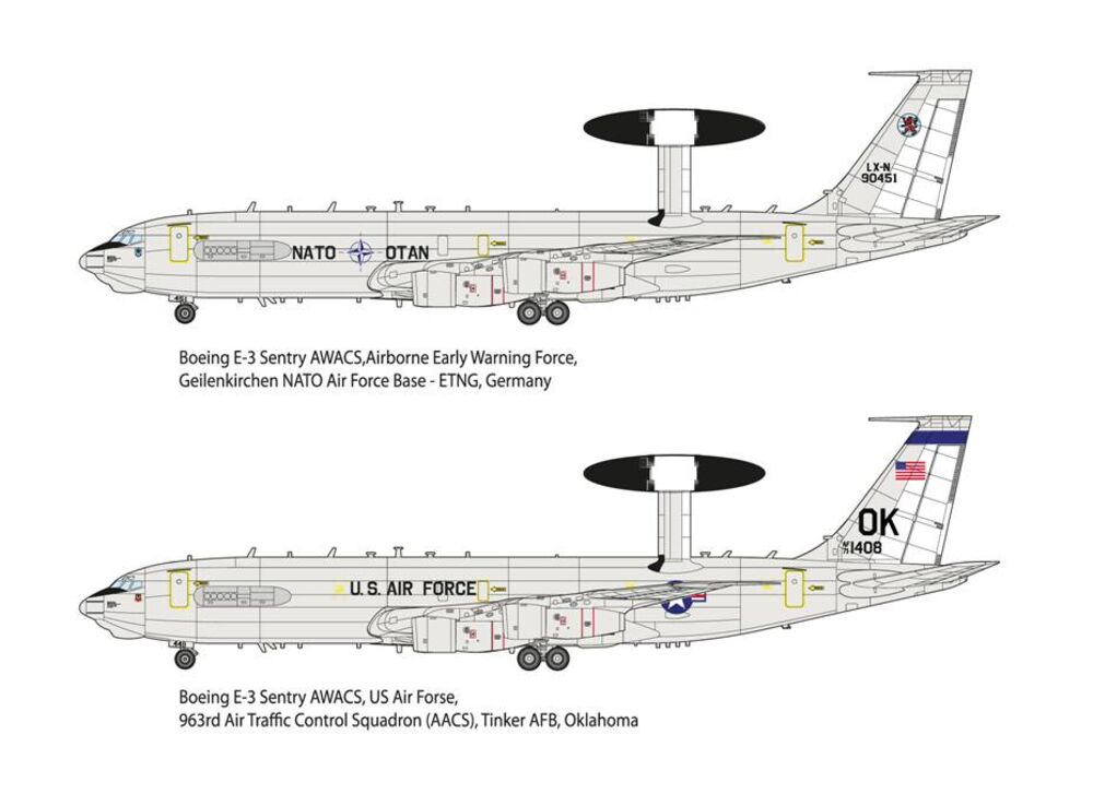 Roden 345 Boeing E-3 Sentry AWACS