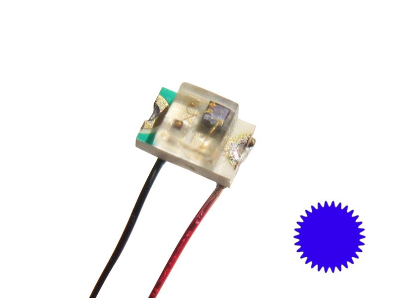 50250 LED SMD 0805 Blink LED mit Lackdraht bl