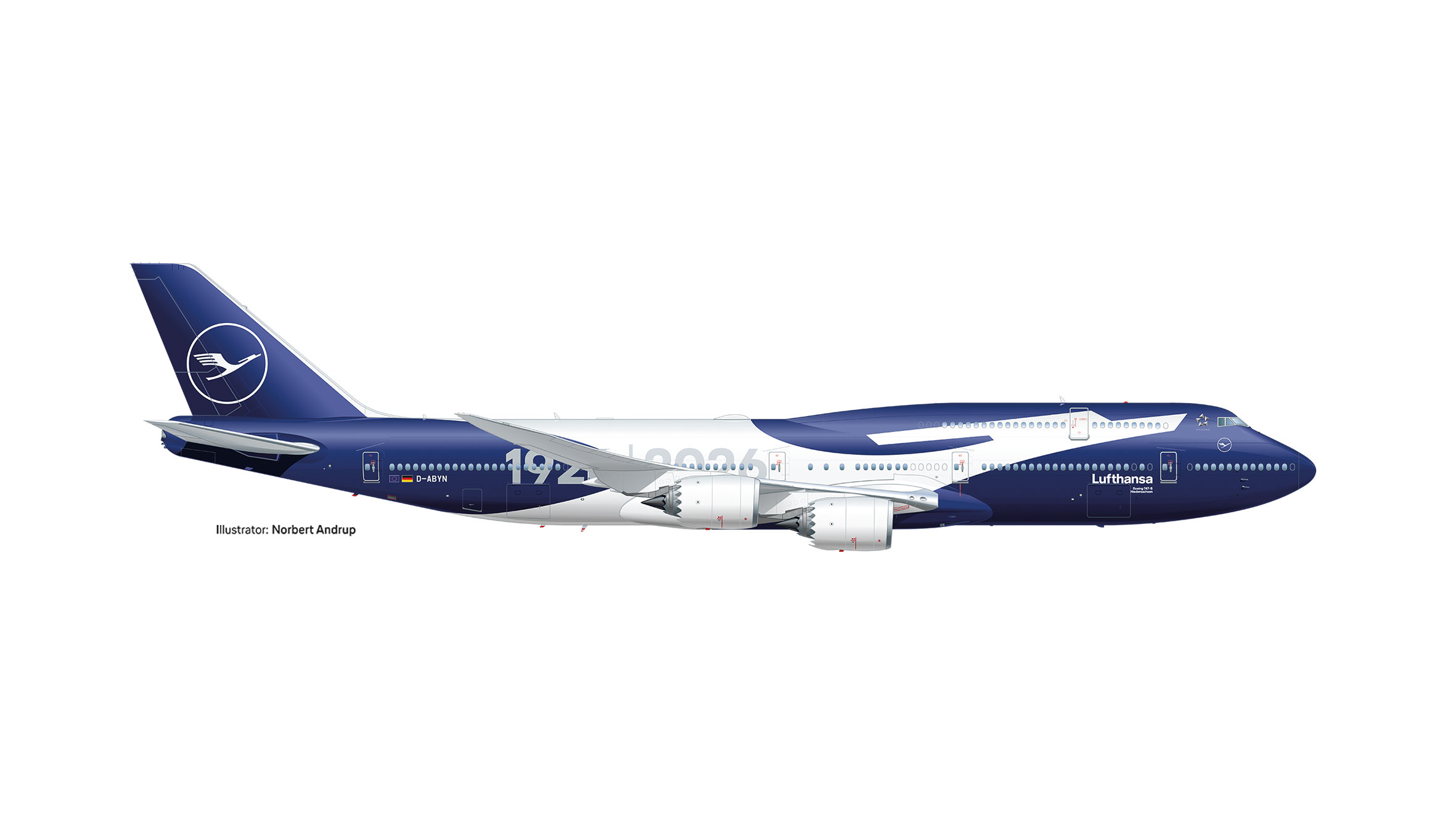 539500 Boeing 747-8 Intercontinental LH/100Jahr