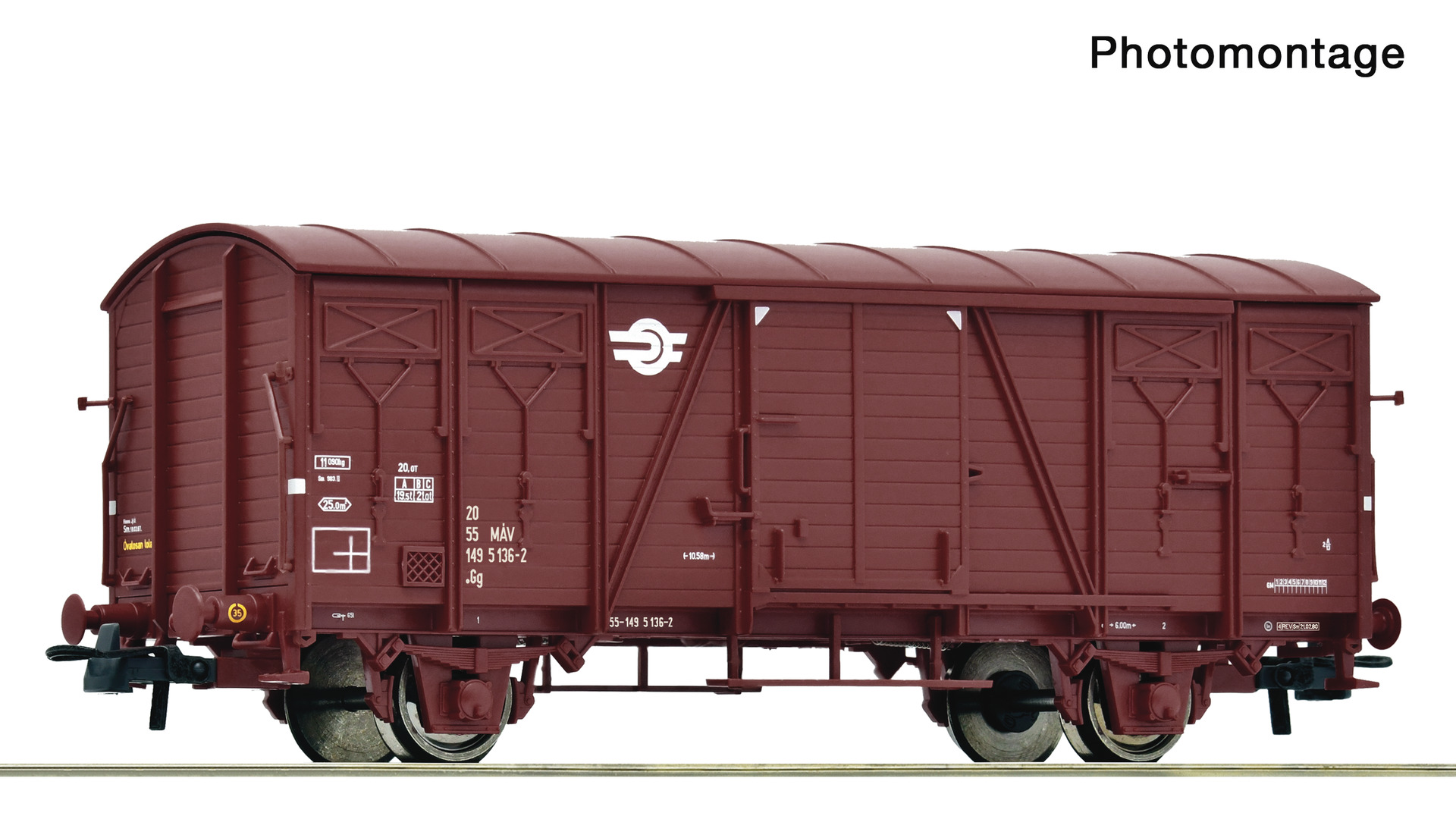 6600442 MAV Gedeckter Güterwagen Gg Ep.4
