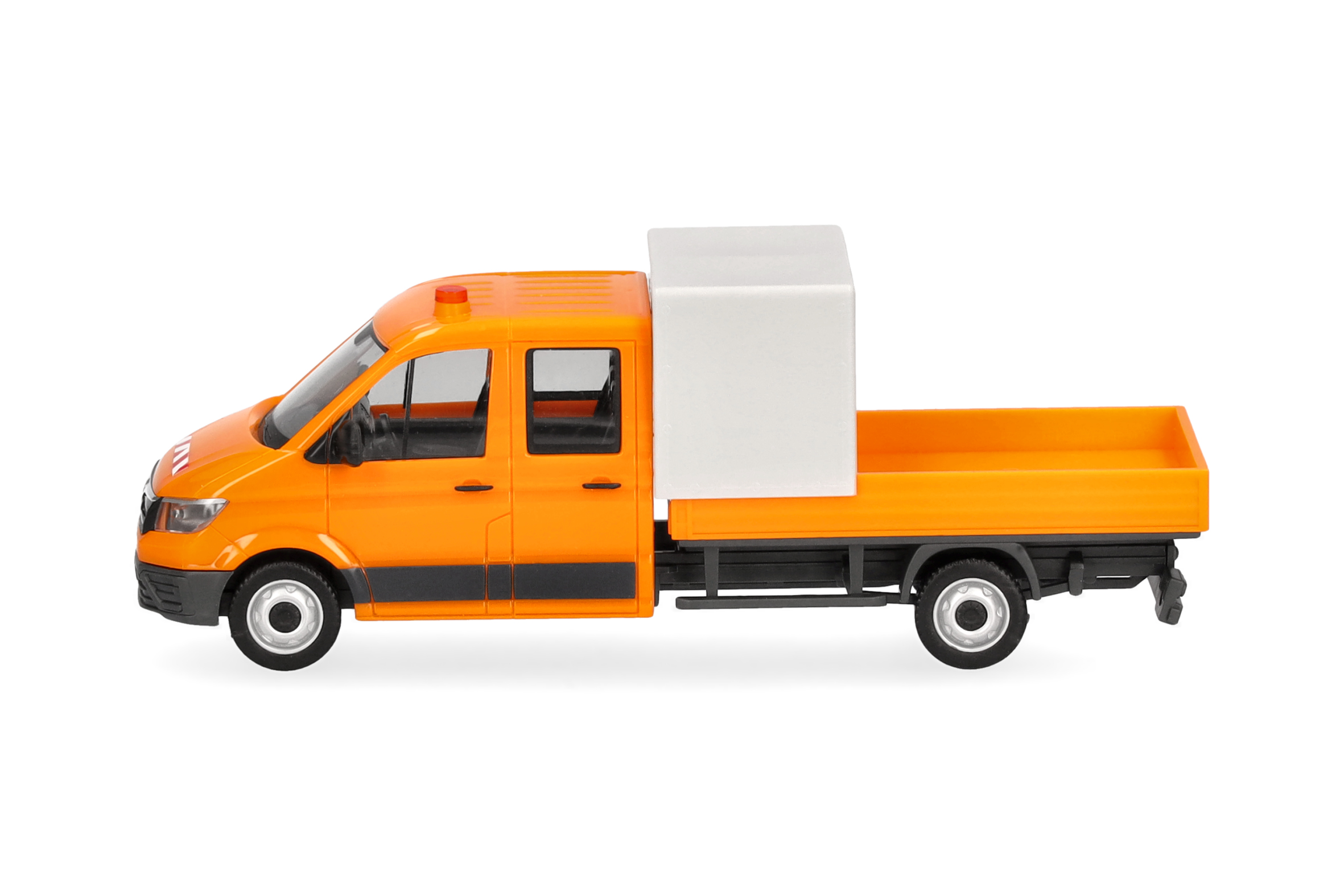 Herpa 099141 MAN TGE DoKa Pritsche kommunalorange