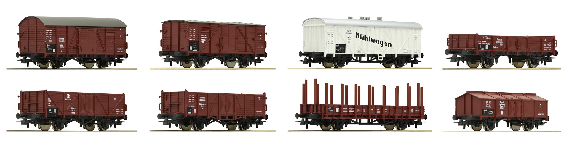Roco 44003 DRG Güterwagen Set 8-tlg Ep.2