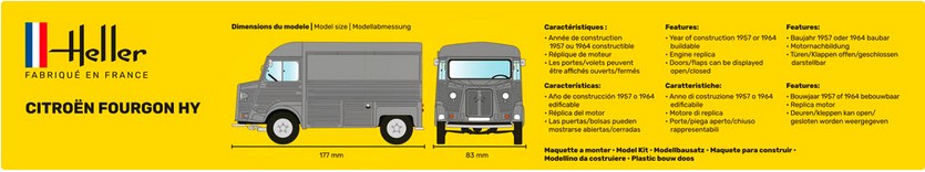 Heller 80768 Citroen Fourgon HY 'Tube'