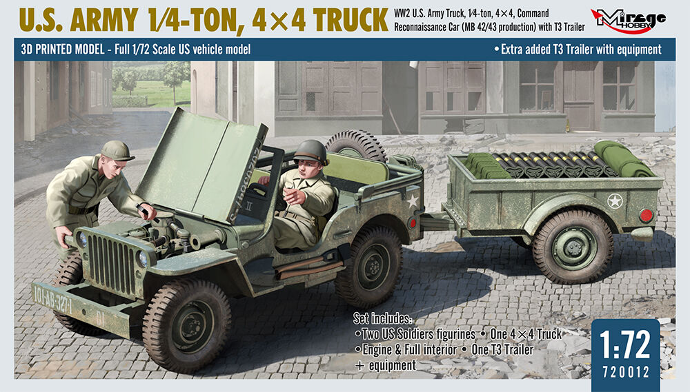 4072012 U.S. Army 1/4-Ton, 4x4 Truck