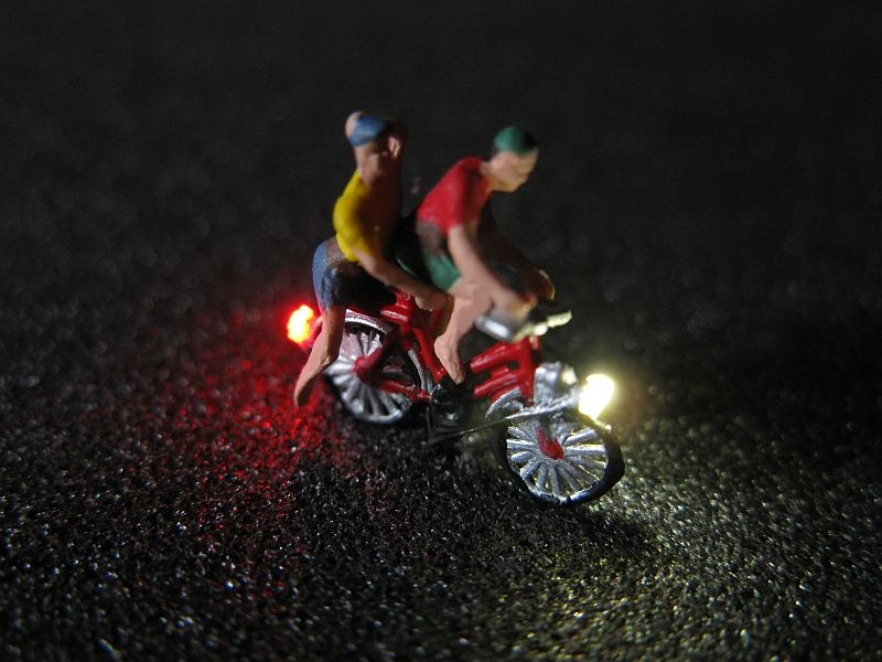50133 Fahrrad mit LED Beleuchtung N - zwei Fa