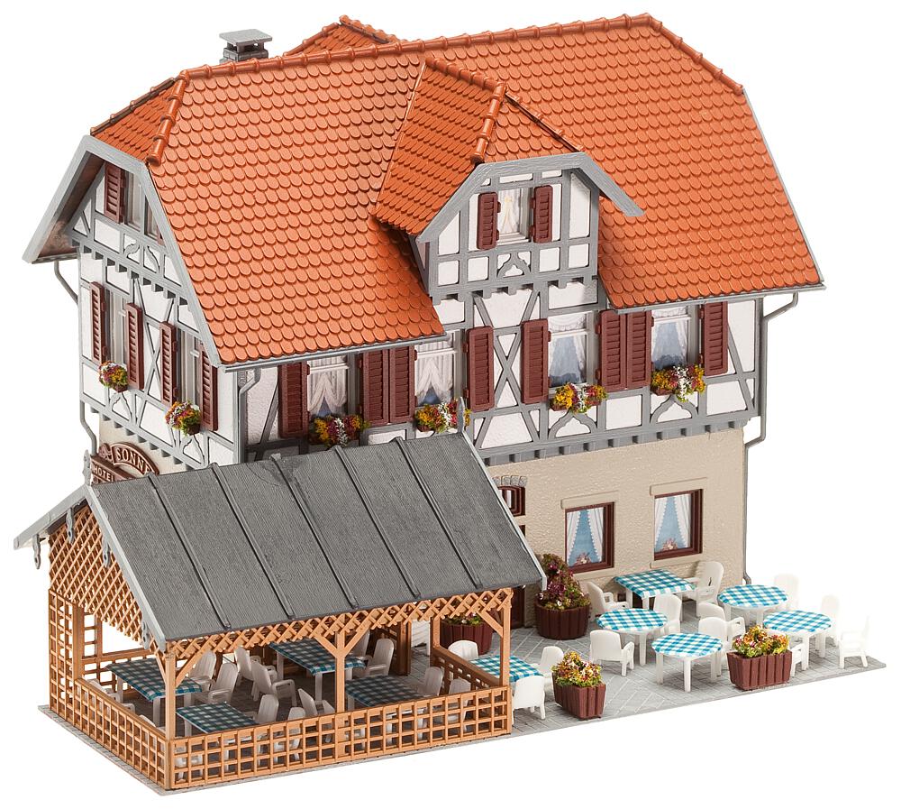 130438 Gasthaus Sonne mit Laube