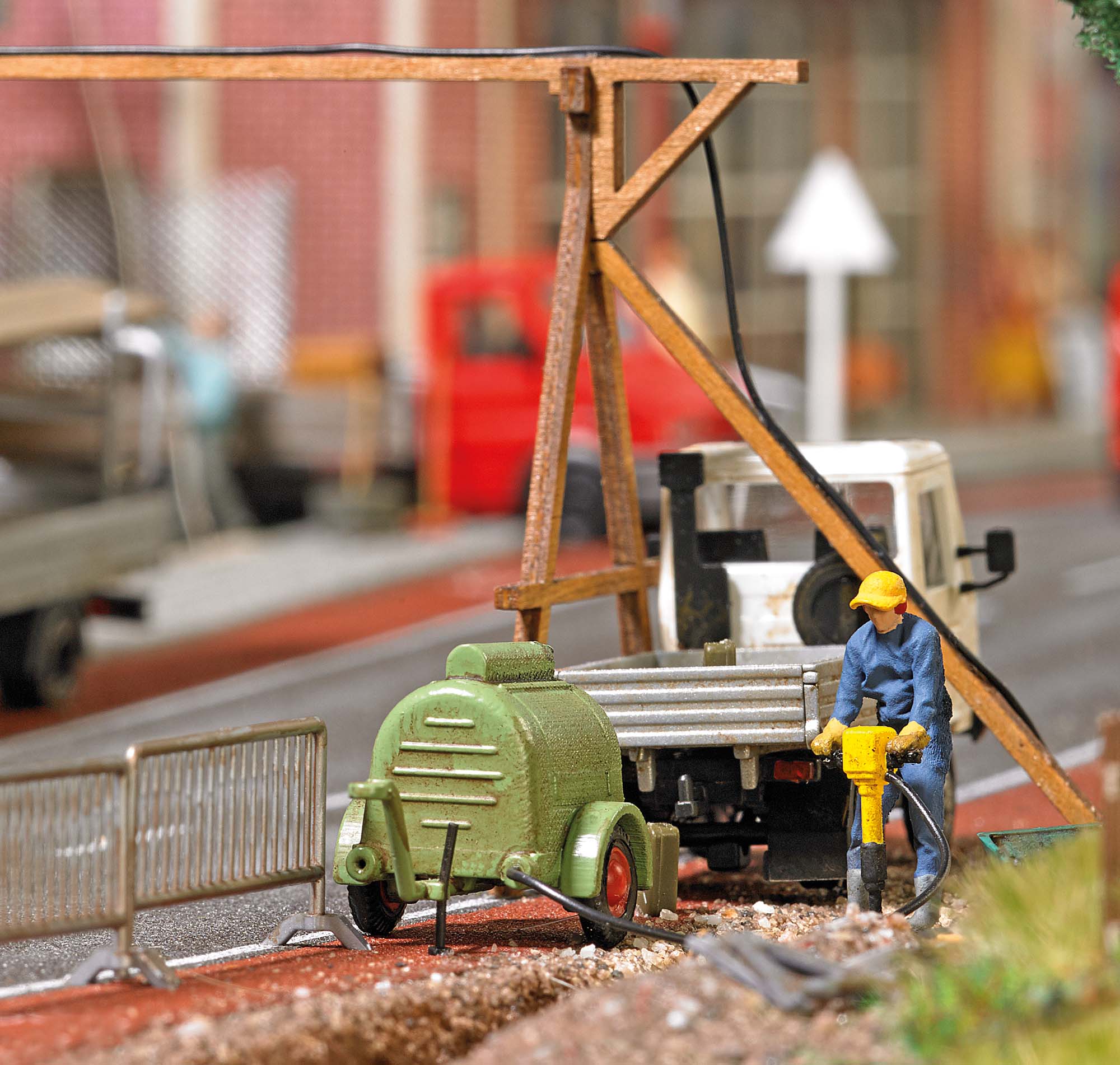 7904 Action-Set: Kompressor m Presslufthammer