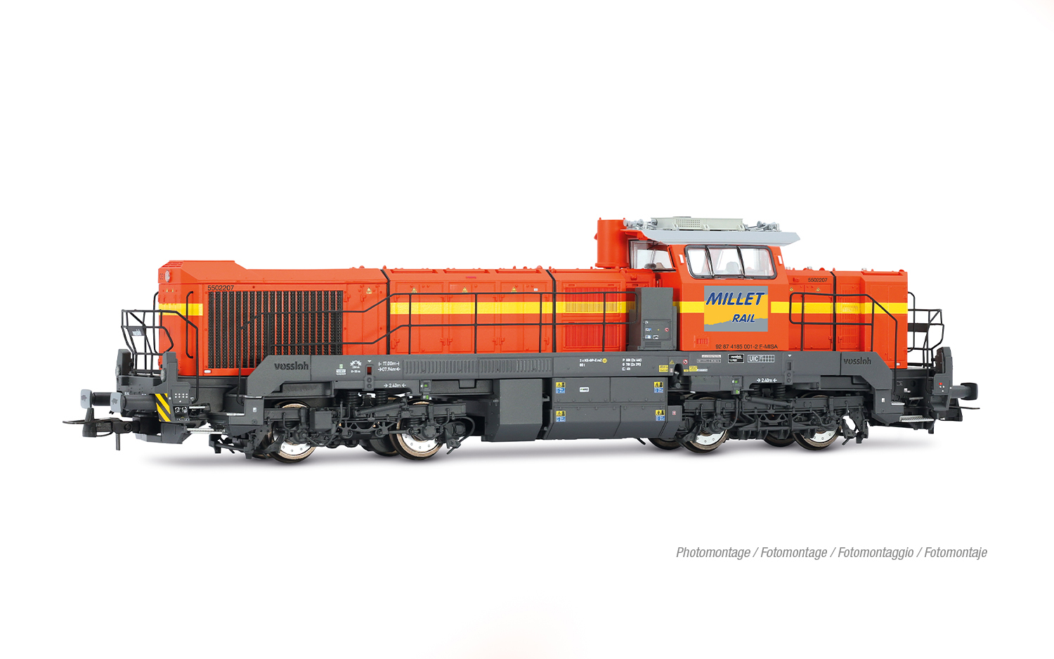 HJ2472 Millet Rail Diesllok Vossloh DE 18 Ep.6