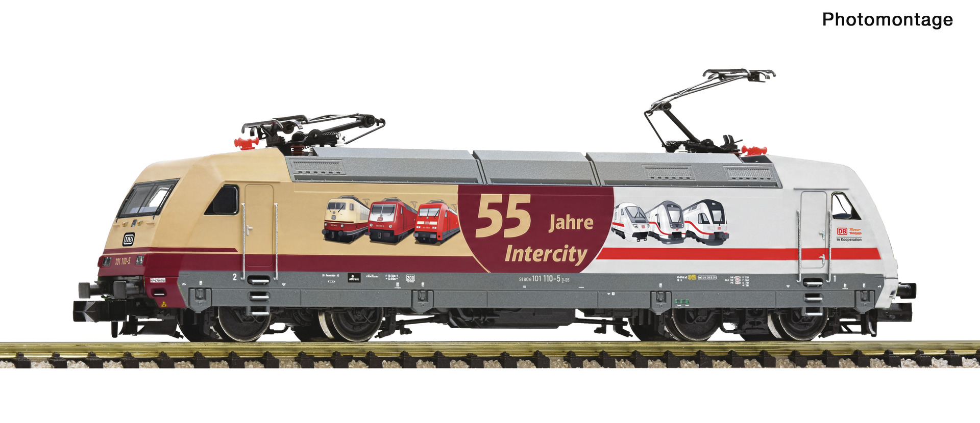 Fleischmann 7570117 DBAG E-Lok BR 101 55 Jahre IC Ep.6