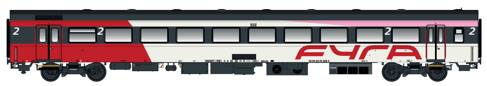 44057-1 NS Fyra Reisezugwagen ICRm B 2.Kl. Ep.6