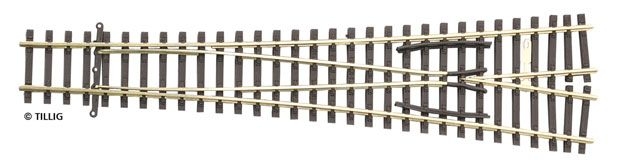 83380 Außen-Bogenweiche ABW 15°
