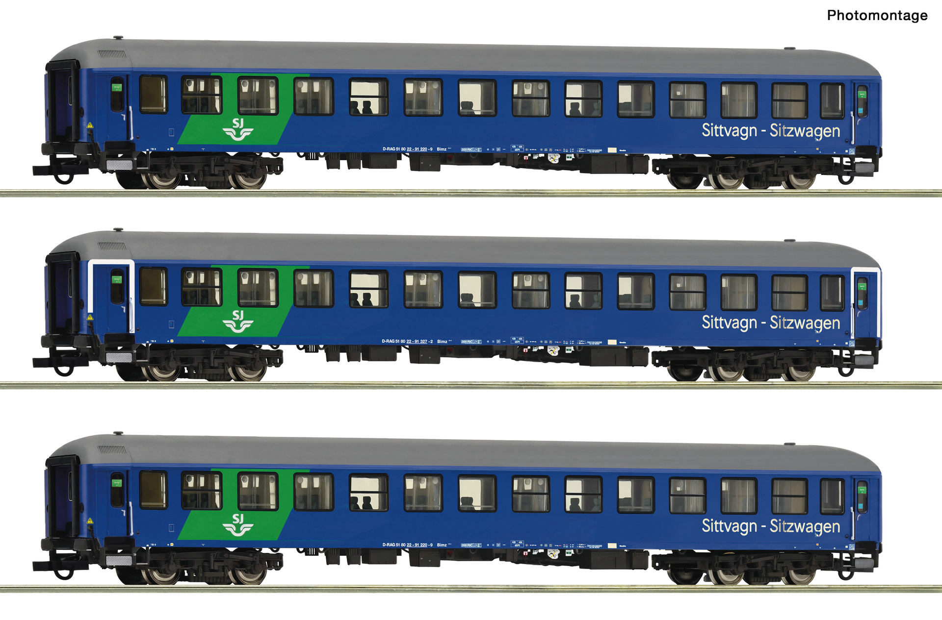 Roco 6200262 SJ NightTrain Reisezugwagen-Set Ep.6