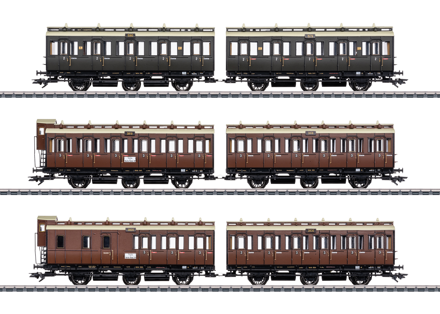 42047 KPEV Abteilwagen-Set 6tlg. Ep.1