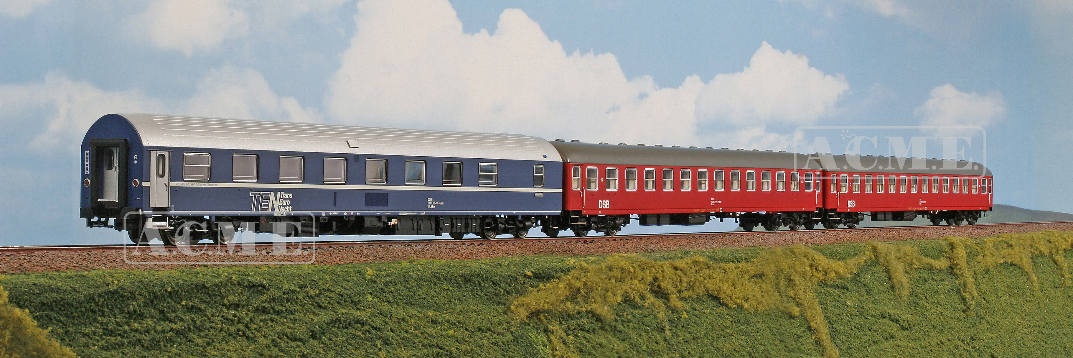 55291 DSB Nachtzugwagen-Set 3-tlg Ep.4b