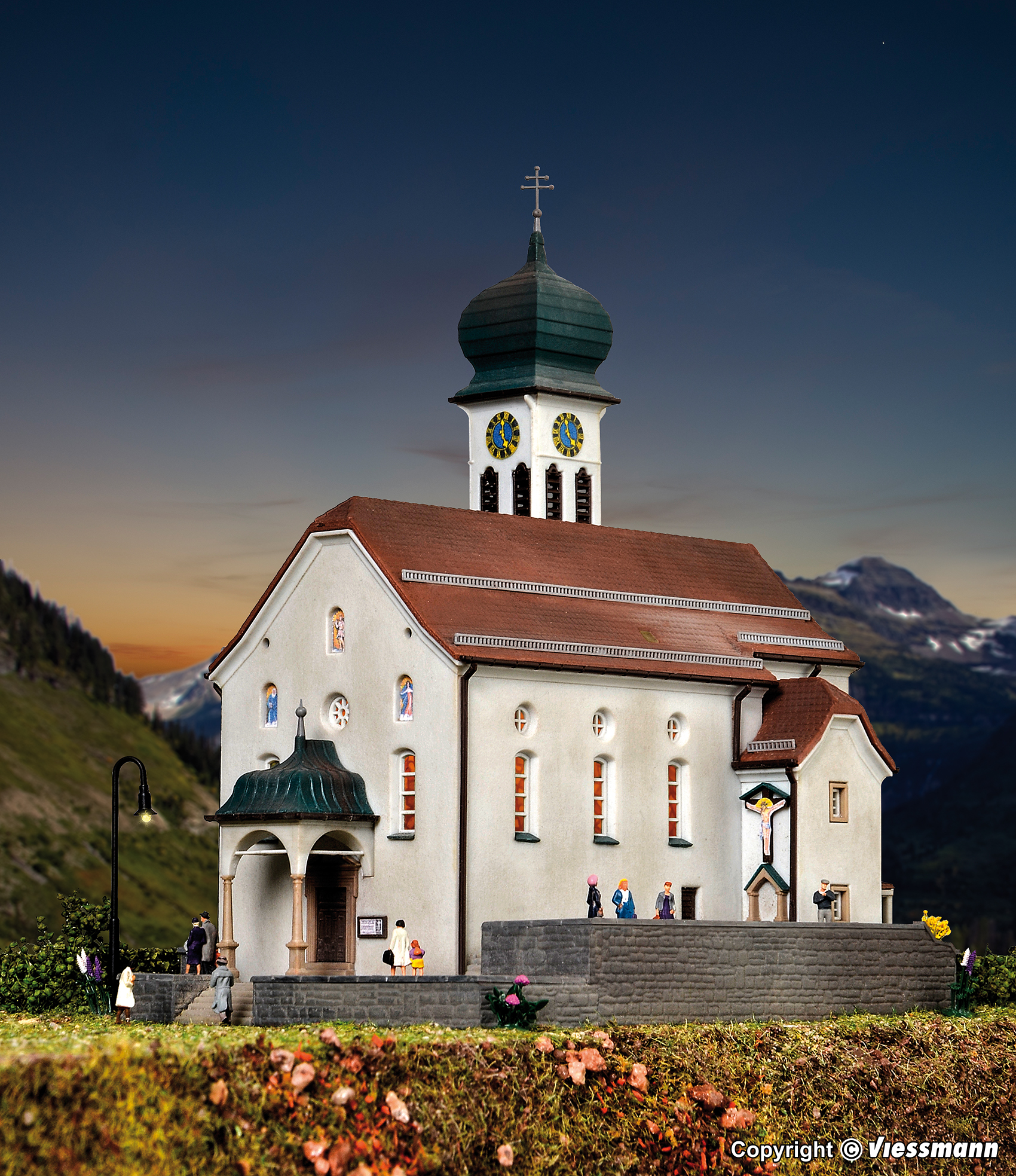 Kibri 37032 Kirche Wassen an der Gotthardbahn