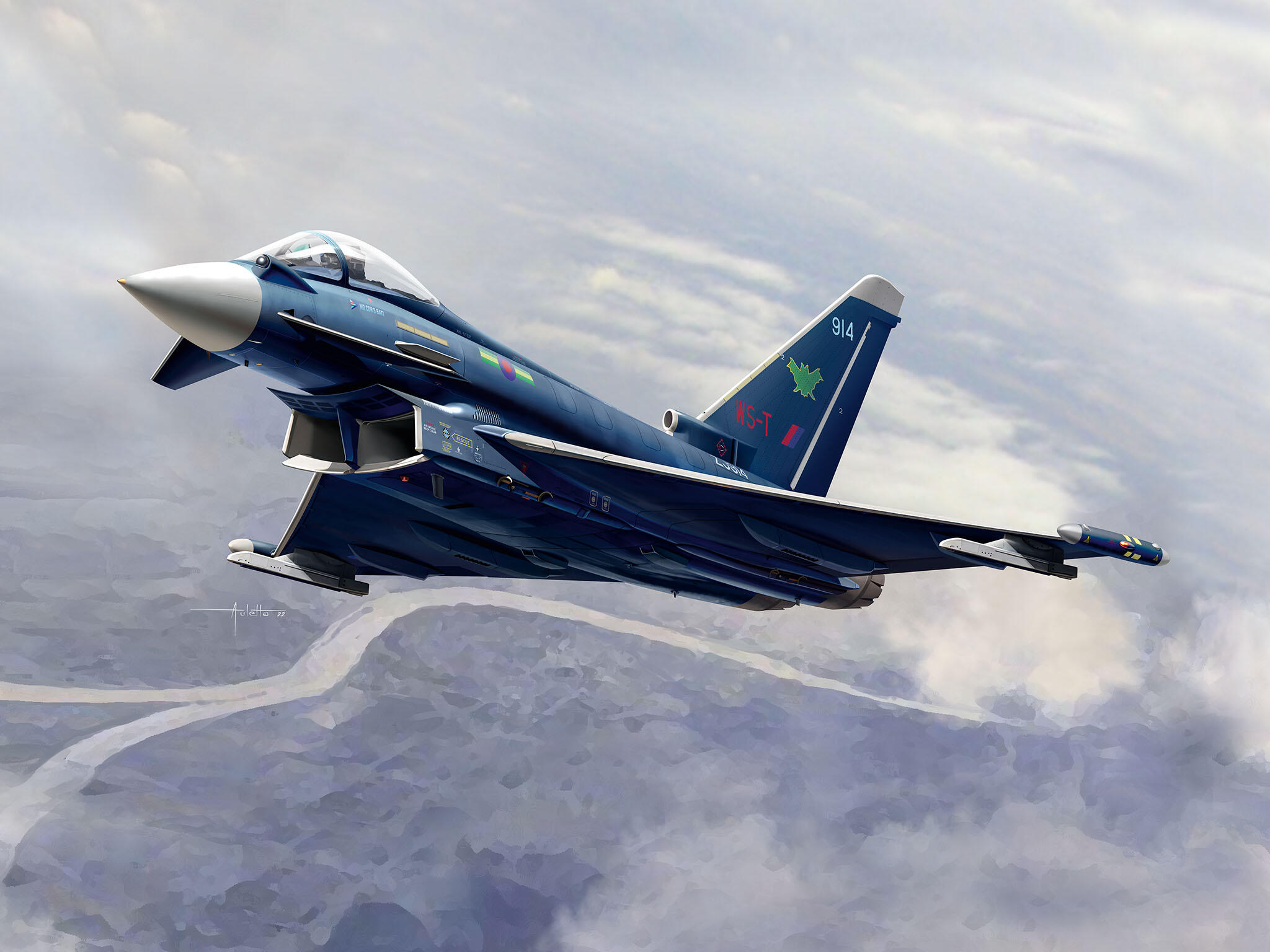 Revell 63796 ModelSet: Eurofighter Typhoon - RAF