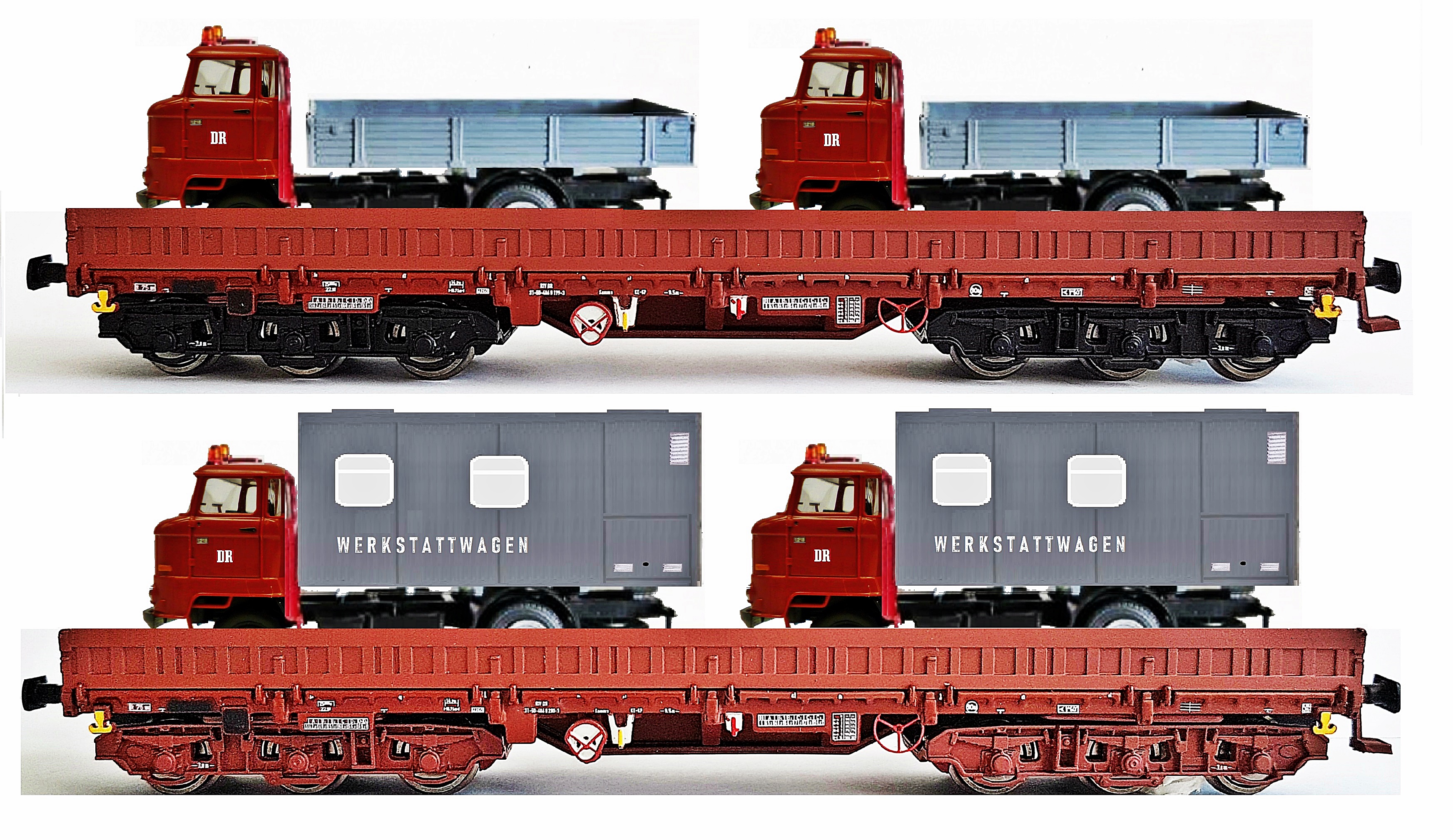 NW22400 DR Schwerlastwagen-Set Samms 4860 2-tlg.