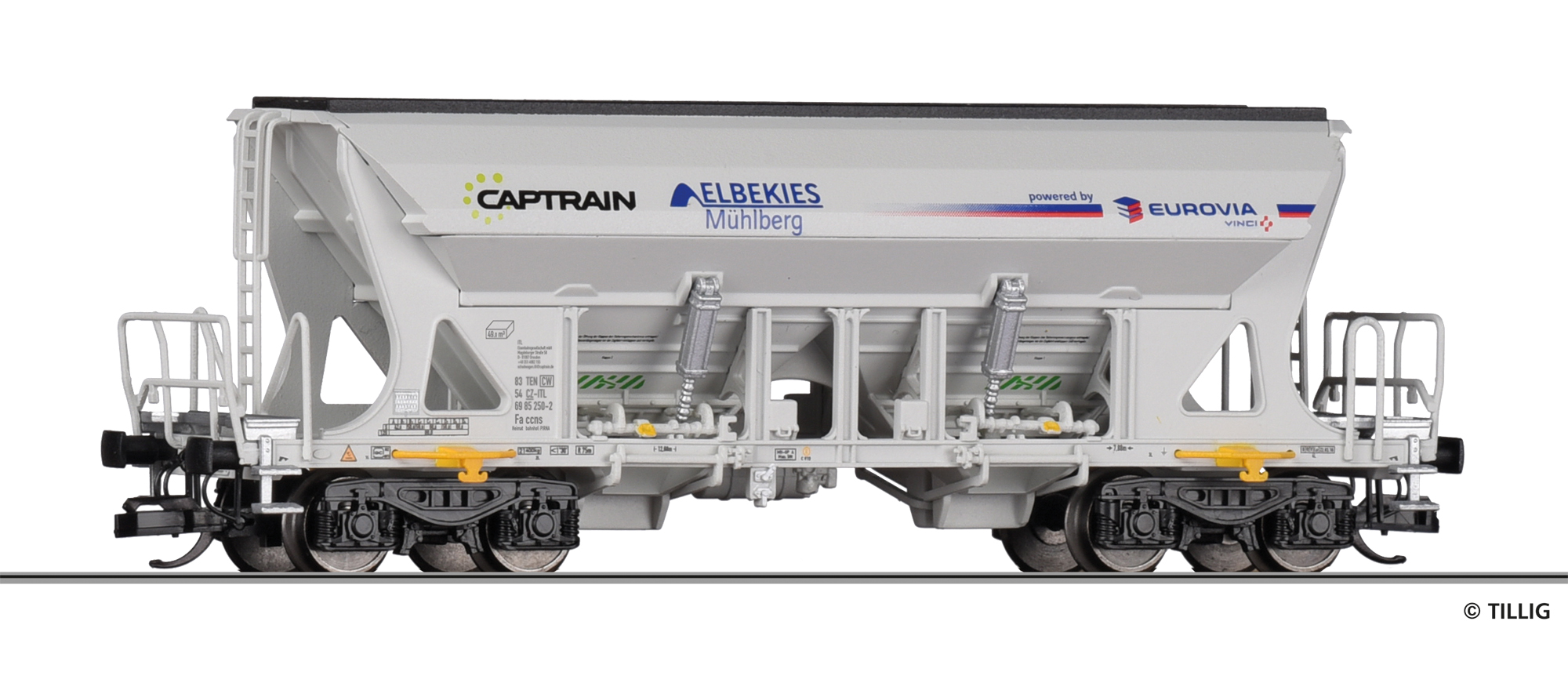 15334 CAPTRAIN / EUROVIA Selbstentladewg. Ep6