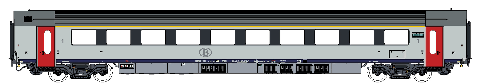 93552 SNCB Reisezugwagen Ep.5 AC