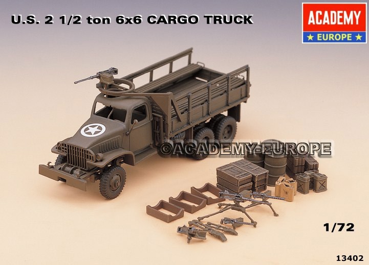 Academy 13402 US 2.5ton cargo Truck und Zubehör