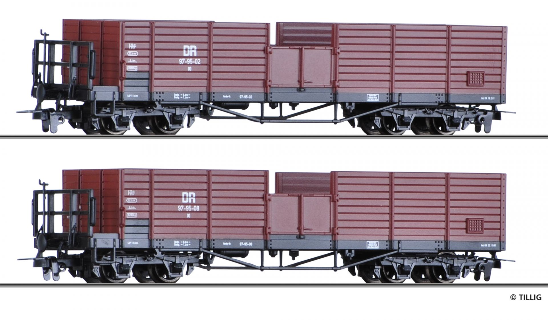 05924 DR off. Güterwagen OO Set 2-tlg. Ep.3