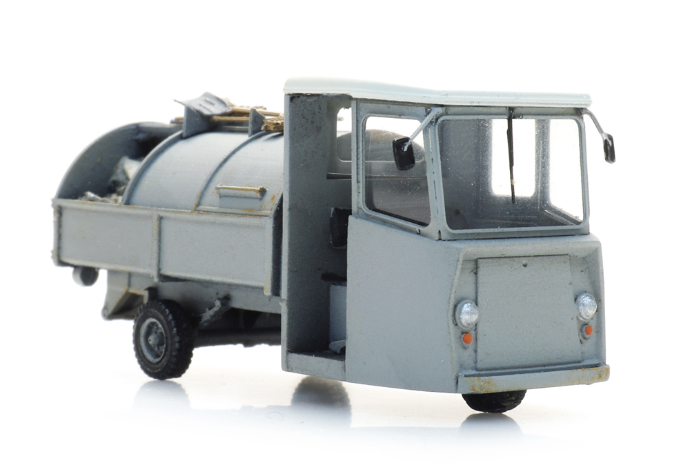 Artitec 387.333 Spijkstaal Pritschenwagen m. Müllcontair