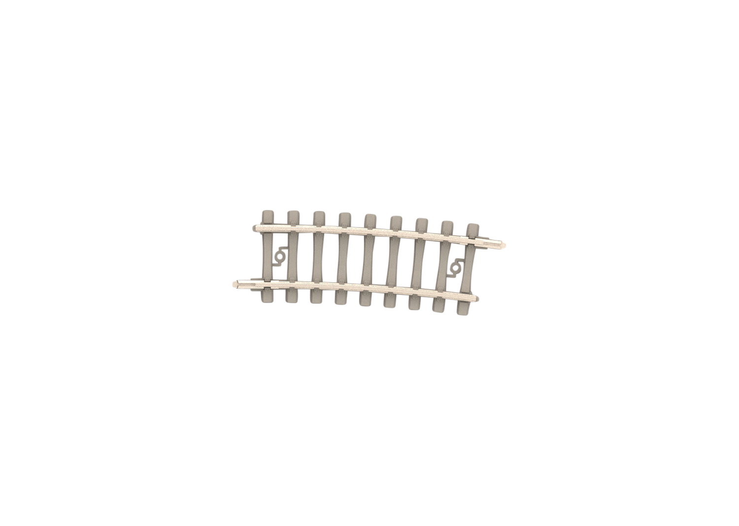 14529 Gebogenes Beton-Gleis R2b 295,4 mm 7,5°