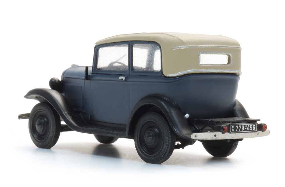 Artitec 387.646 Opel P4 Dach geschlossen, blau