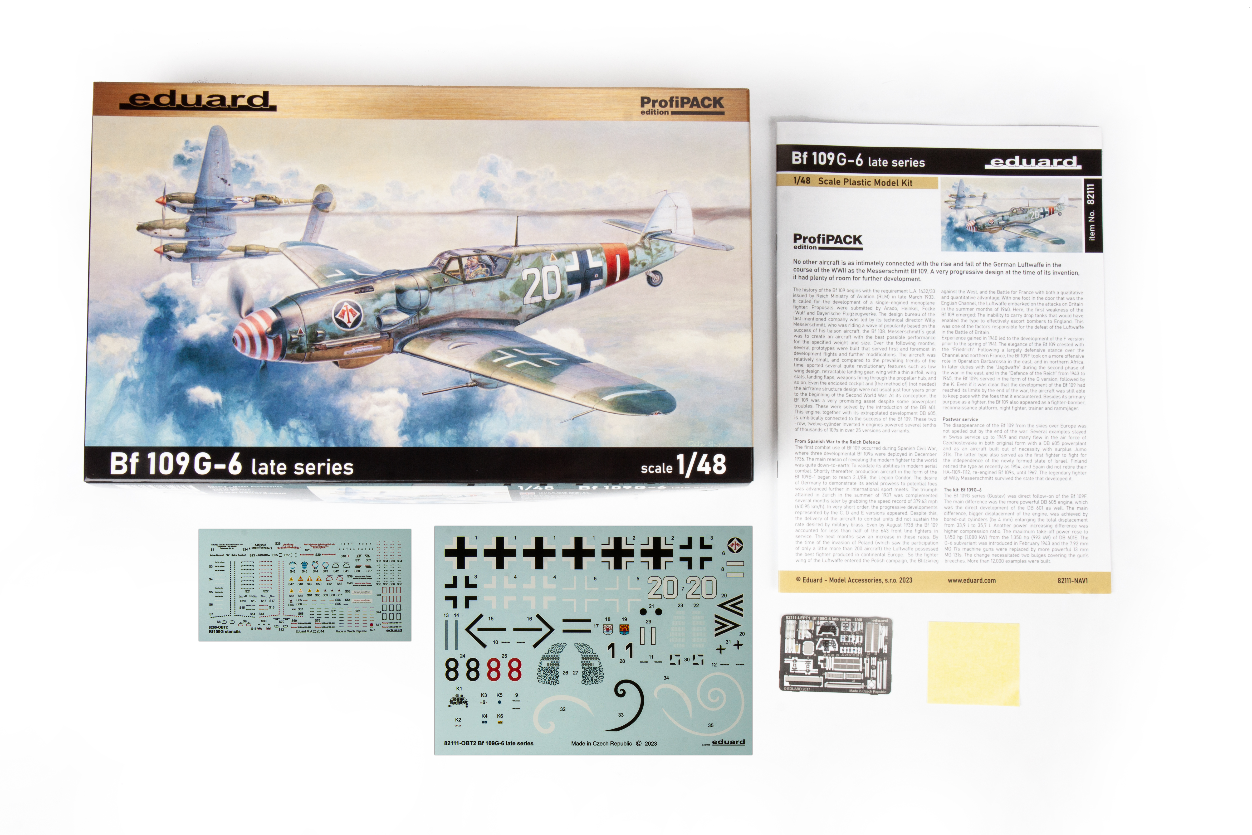 Eduard 82111 Bf 109G-6 late series - Profipack