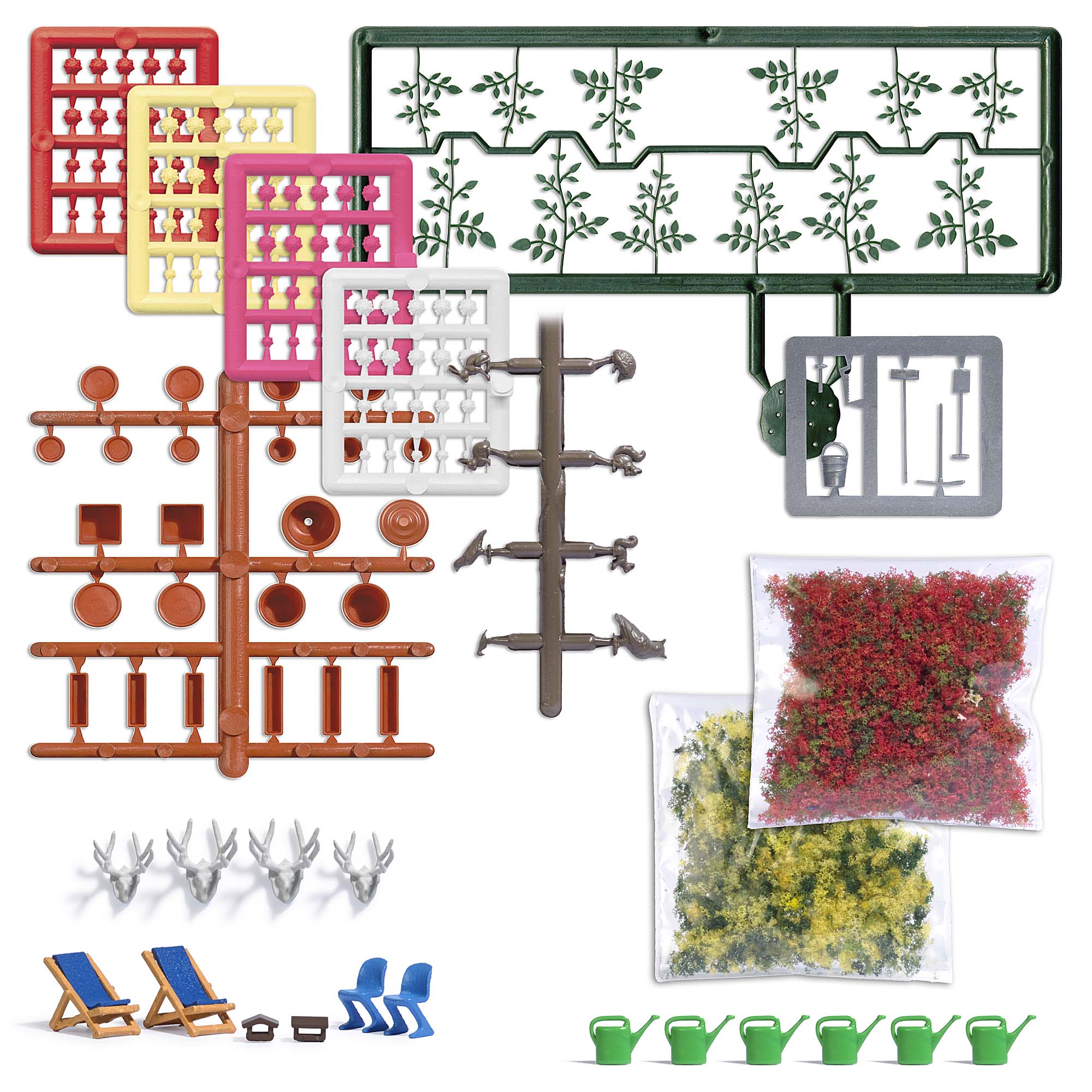 1836 Balkon-Set H0