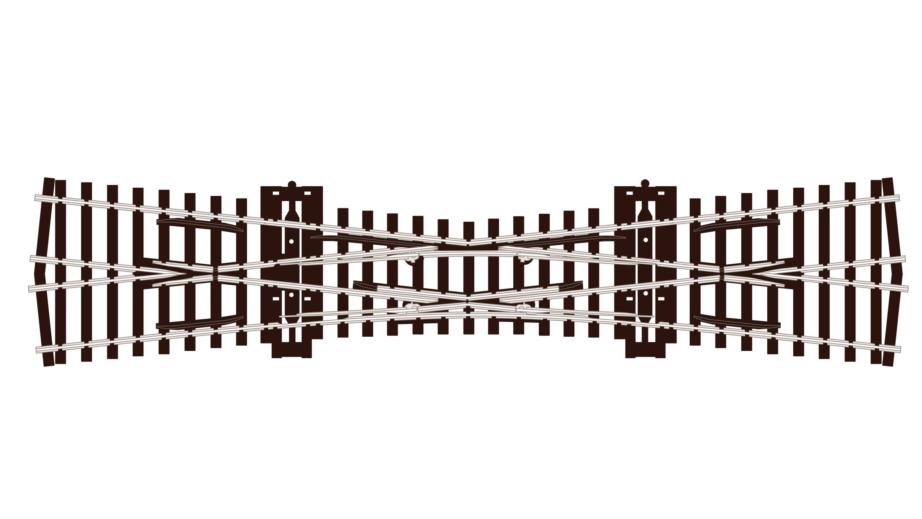 SLE180 Kreuzungsweiche 12
