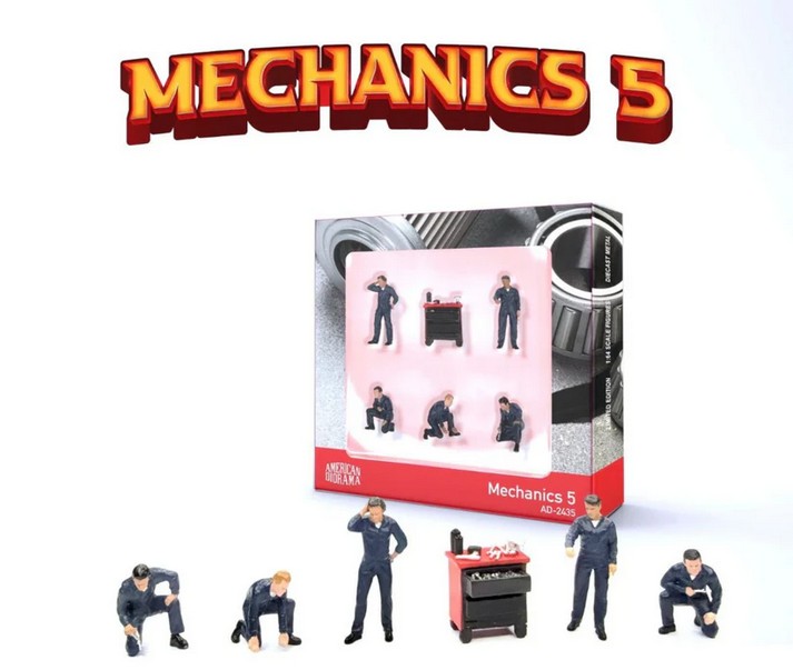 AD-2435 MiniGT Figuren Set: Mechanics 5