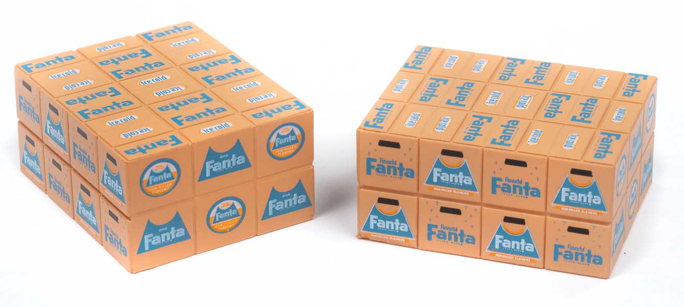 Classic Metal Works 20253 Stacked Shipping Crates Load - Fanta