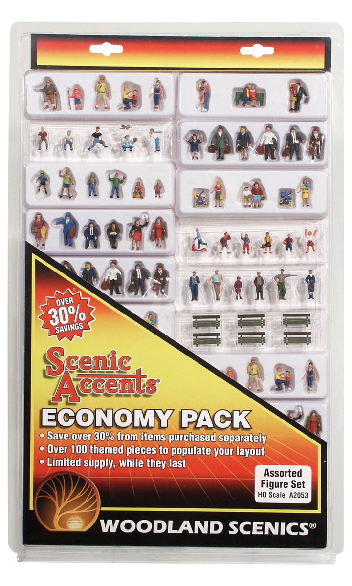 WA2053 HO Assorted Figures Economy Pk