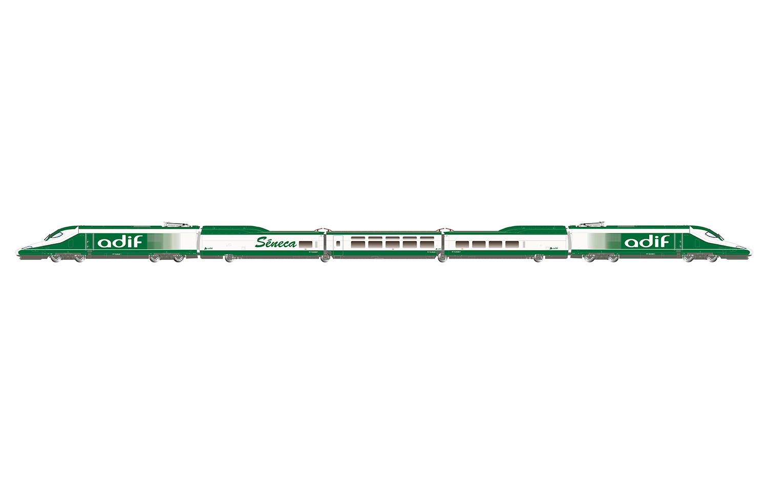 HE2030 ADIF, Messzug A330 Séneca“, weiß-grüne