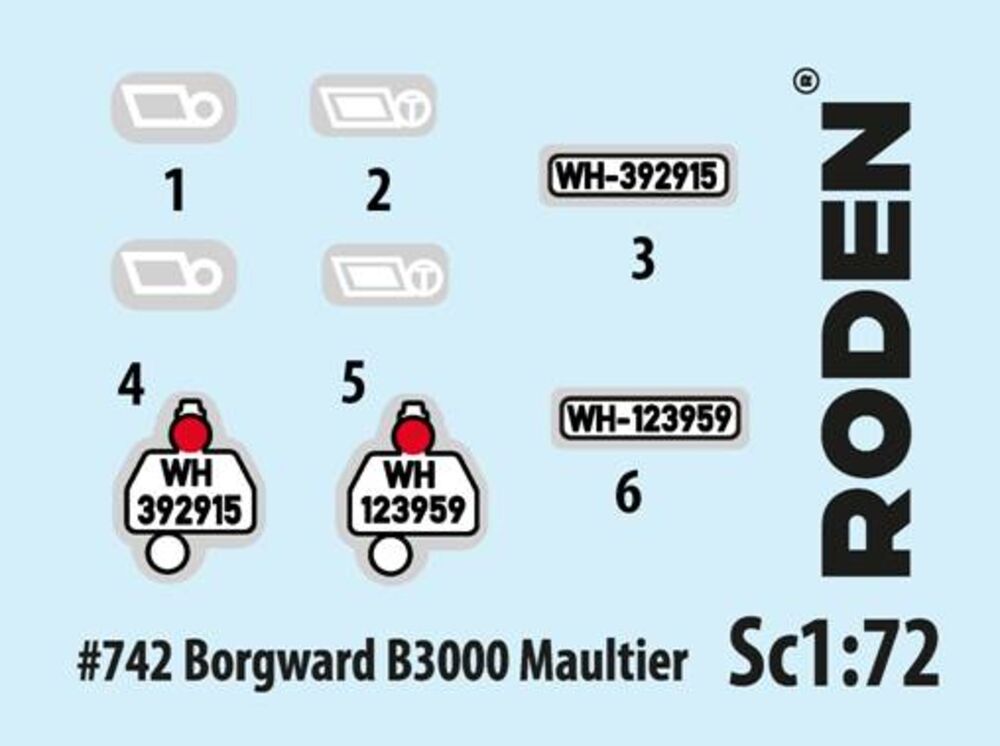 Roden 742 Borgward B3000 Maultier