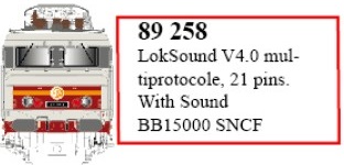 89258 LokSound V4.0 für Serie BB15000